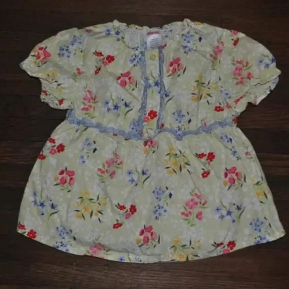 Gymboree Love Is In The Air Floral Blouse Size 5